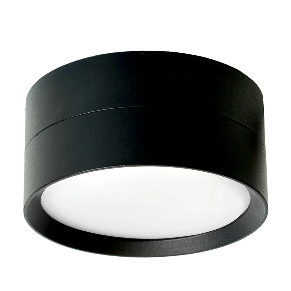 Светильник потолочный FERON HL357 12W, 230V, GX53, черный 48739