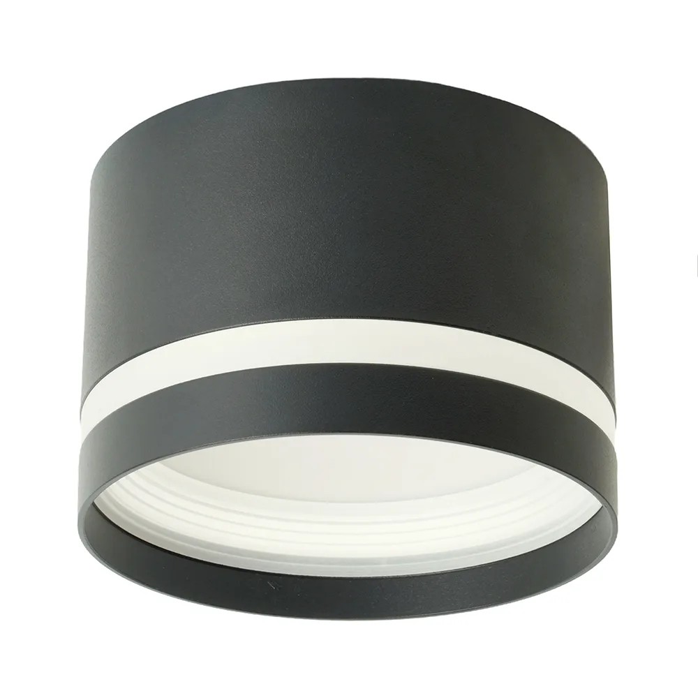 Светильник потолочный FERON HL372 LUNA 25W, 230V, GX70, черный 48735
