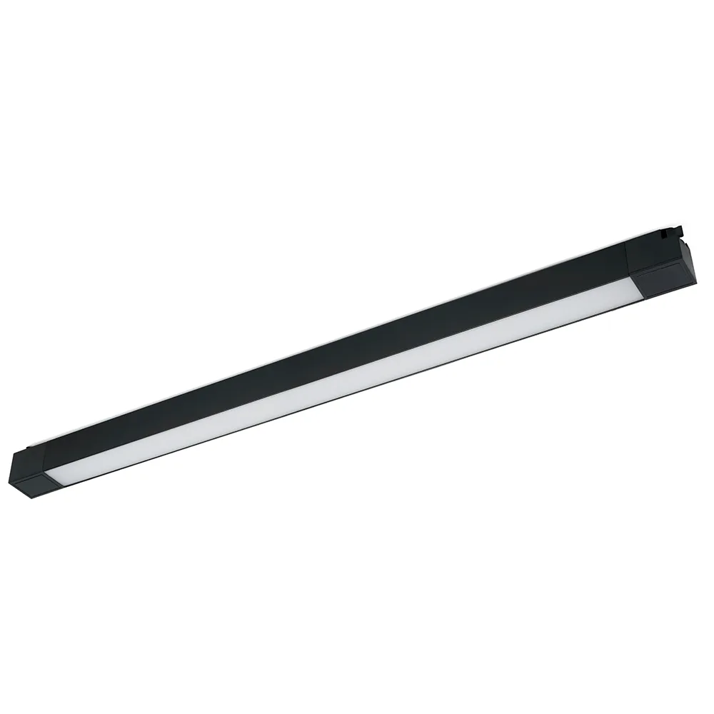 Светодиодный светильник FERON AL132 трековый однофазный на шинопровод 40W 4000K 120 градусов черный серия MattLine Артикул 48723