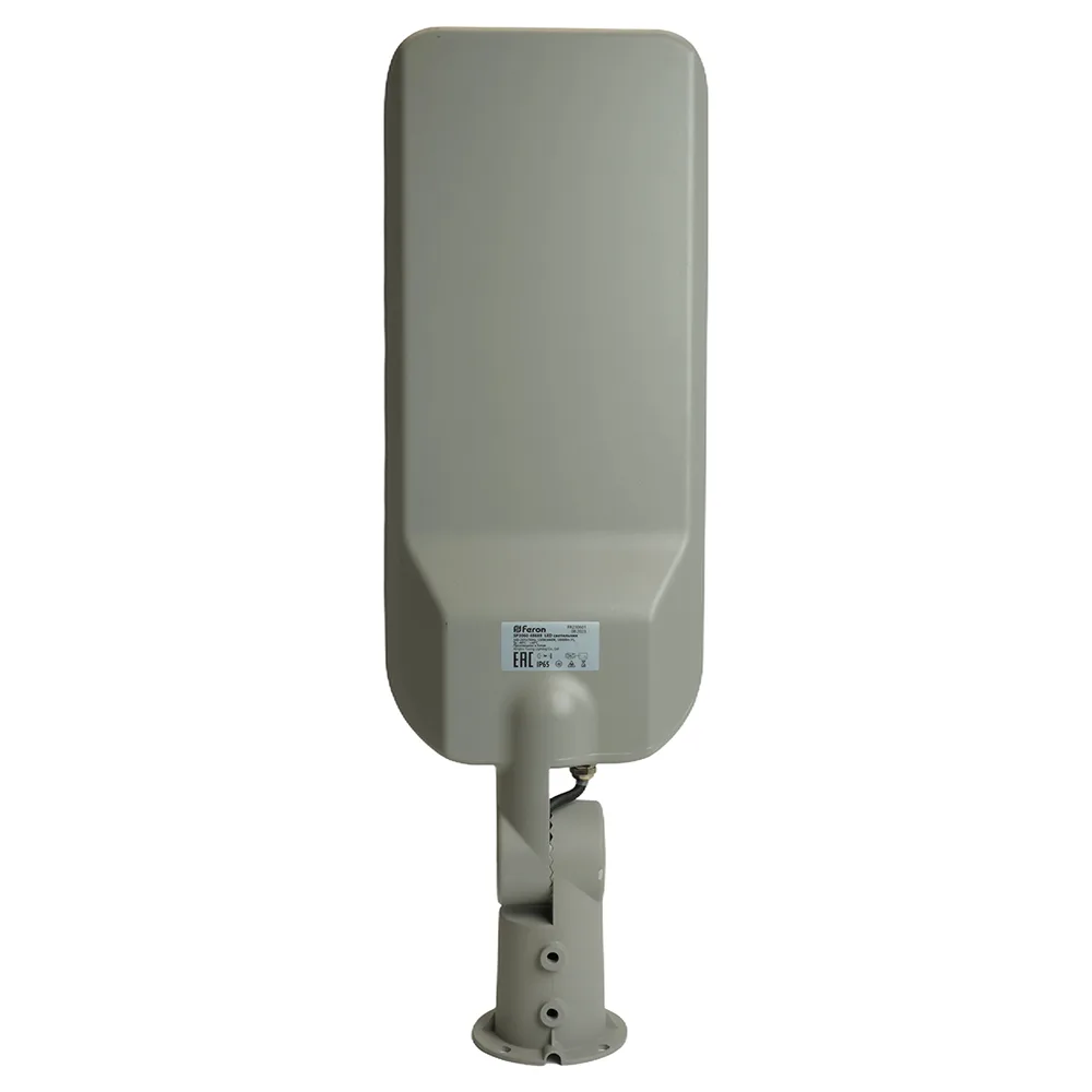 FERON Светодиодный уличный консольный светильник SP3060 150W 6400K 100-265V/50Hz, серый 48688 FERON Светодиодный уличный консольный светильник SP3060 150W 6400K 100-265V/50Hz, серый 48688