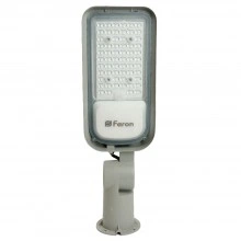 Светодиодный уличный консольный светильник FERON SP3060 50W 6400K 100-265V/50Hz, серый 48762