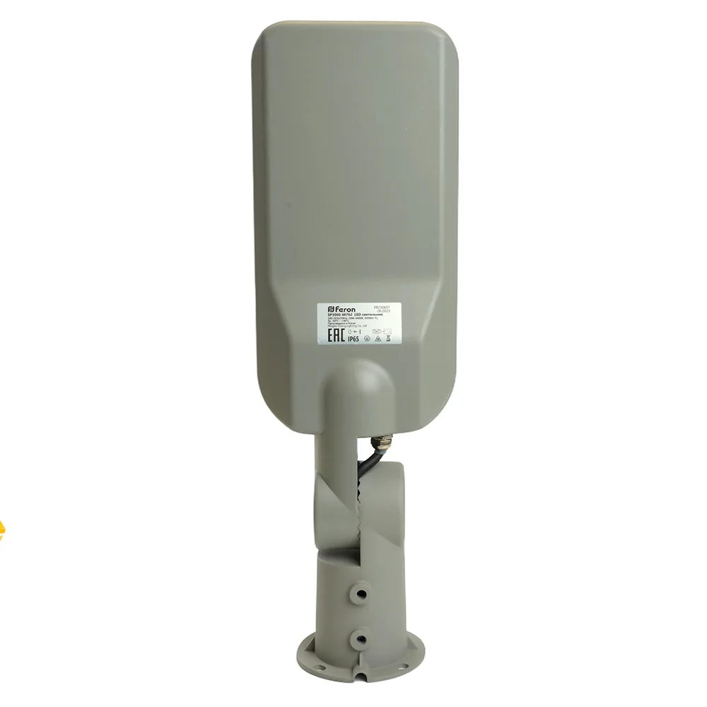 FERON Светодиодный уличный консольный светильник SP3060 50W 6400K 100-265V/50Hz, серый 48762 FERON Светодиодный уличный консольный светильник SP3060 50W 6400K 100-265V/50Hz, серый 48762