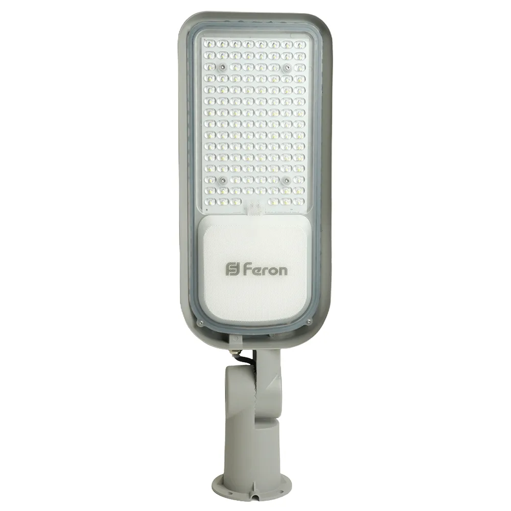 Светодиодный уличный консольный светильник FERON SP3060 100W 6400K 100-265V/50Hz, серый 48687