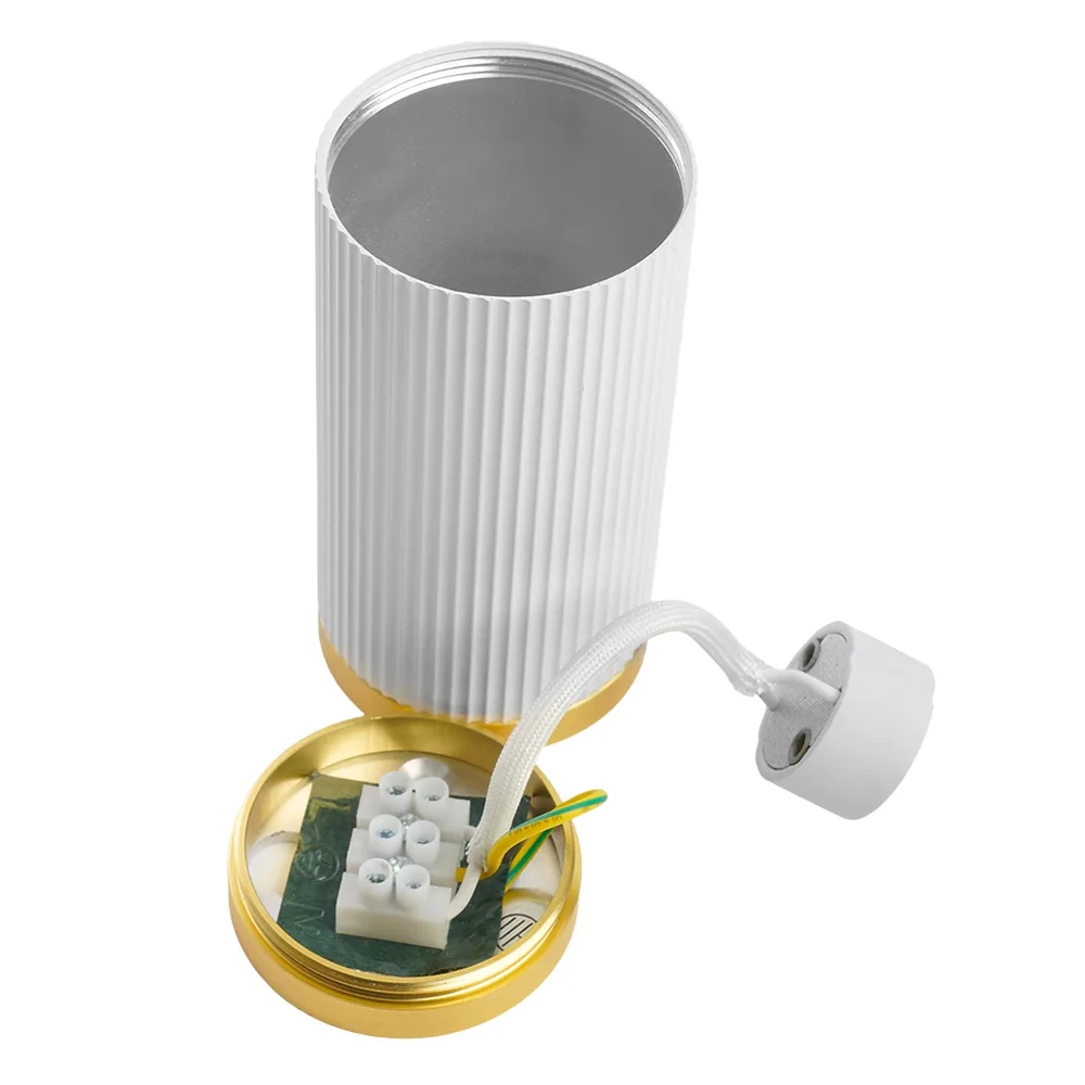 FERON Светильник потолочный ML190 Barrel GATSBY MR16 GU10 35W 230V, белый + античное золото 48852 FERON Светильник потолочный ML190 Barrel GATSBY MR16 GU10 35W 230V, белый + античное золото 48852