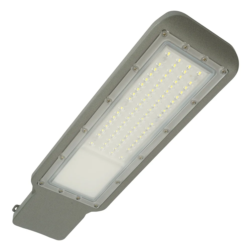 FERON Светодиодный уличный консольный светильник SP3021 50W 5000K 230V, серый 48964 FERON Светодиодный уличный консольный светильник SP3021 50W 5000K 230V, серый 48964