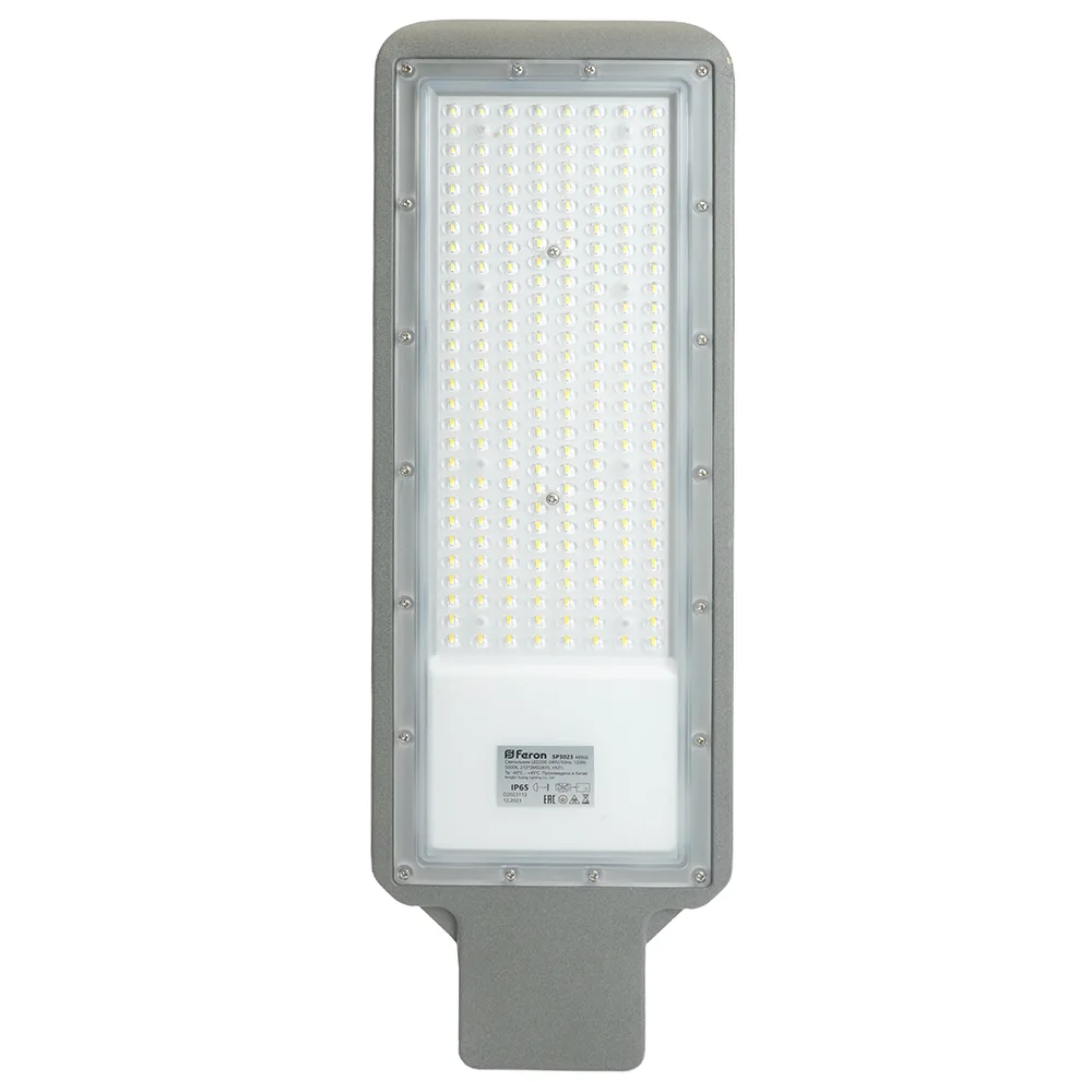 Светодиодный уличный консольный светильник FERON SP3023 120W 5000K 230V, серый 48966