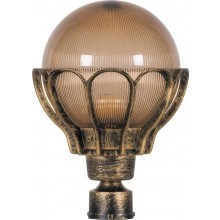 Светильник садово-парковый FERON PL5053 шар на столб 100W E27 230V, черное золото 11555