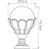 Светильник садово-парковый FERON PL5054 шар на постамент 100W E27 230V, черное золото 11556 Светильник садово-парковый FERON PL5054 шар на постамент 100W E27 230V, черное золото 11556