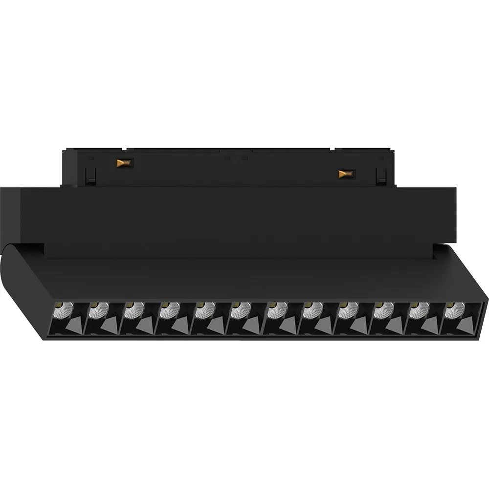 FERON Светильник светодиодный MGN301 трековый низковольтный 12W, 1080 Lm, 2700К, 30 градусов, черный серия LensFold Артикул 51015 FERON Светильник светодиодный MGN301 трековый низковольтный 12W, 1080 Lm, 2700К, 30 градусов, черный серия LensFold Артикул 51015