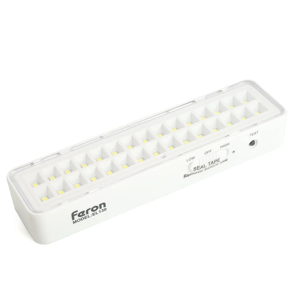 FERON Светильник аккумуляторный Feron.One, 30LED DC, белый, EL130 артикул 48987 FERON Светильник аккумуляторный Feron.One, 30LED DC, белый, EL130 артикул 48987