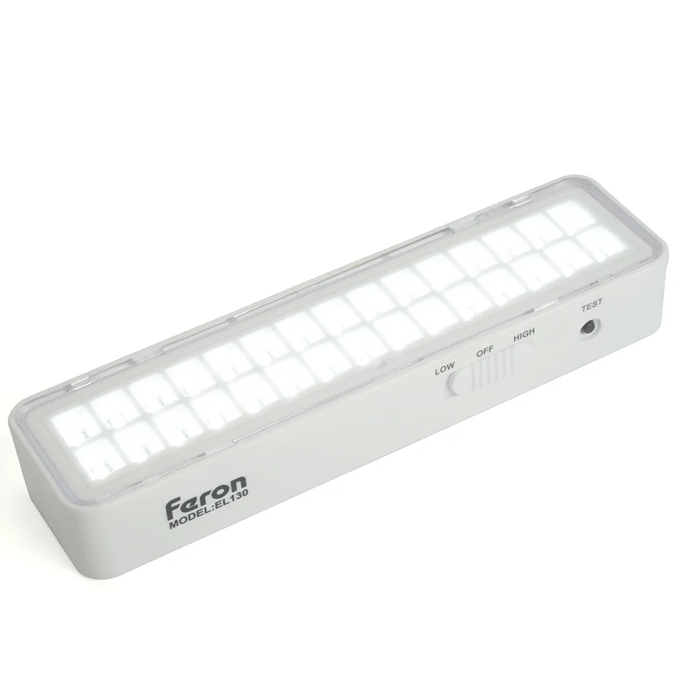 Светильник аккумуляторный FERON.One, 30LED DC, белый, EL130 артикул 48987