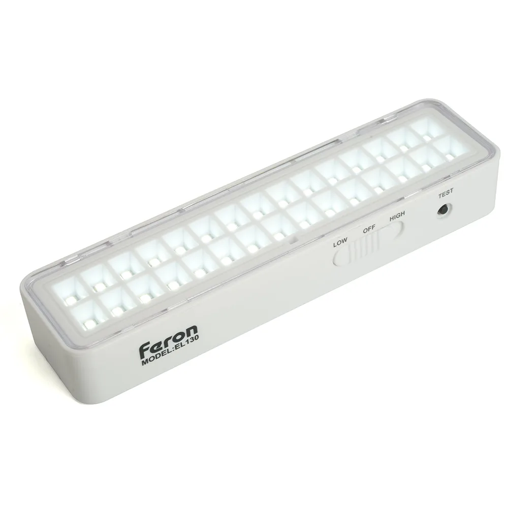 FERON Светильник аккумуляторный Feron.One, 30LED DC, белый, EL130 артикул 48987 FERON Светильник аккумуляторный Feron.One, 30LED DC, белый, EL130 артикул 48987