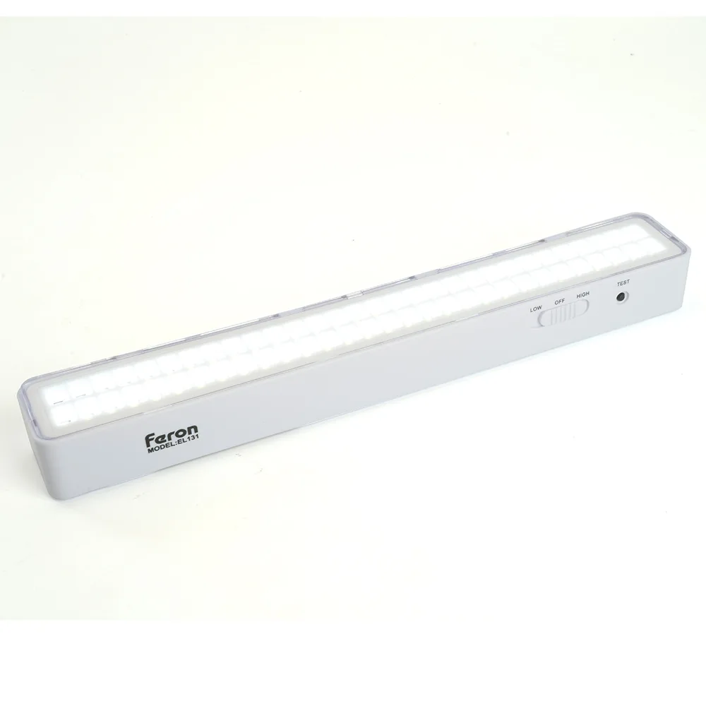 FERON Светильник аккумуляторный Feron.One, 60LED DC, белый, EL131 артикул 48988 FERON Светильник аккумуляторный Feron.One, 60LED DC, белый, EL131 артикул 48988
