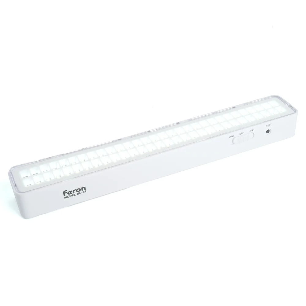 FERON Светильник аккумуляторный Feron.One, 60LED DC, белый, EL131 артикул 48988 FERON Светильник аккумуляторный Feron.One, 60LED DC, белый, EL131 артикул 48988