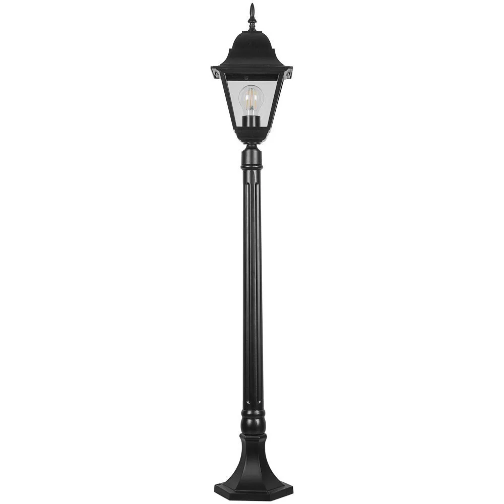 Светильник садово-парковый FERON 4210/PL4210 столб 100W E27 230V, черный 11034
