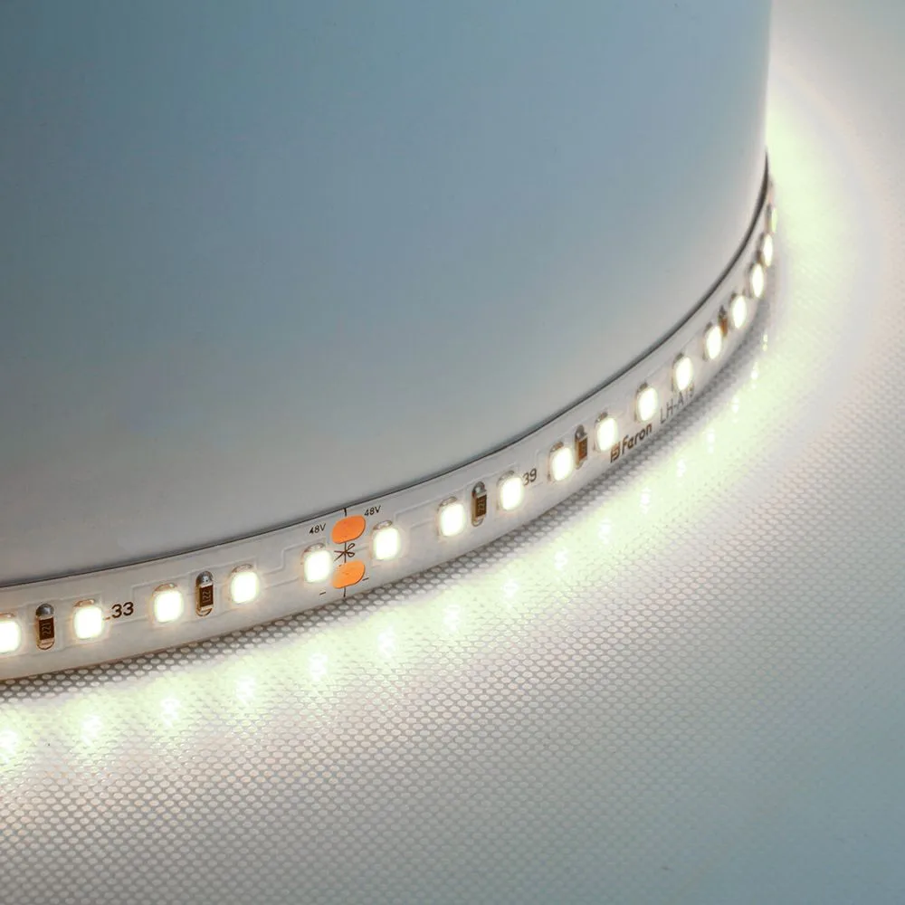 FERON Лента светодиодная стабилизированная 120SMD(2835)/м 8Вт/м 48V 40000*10*1.22мм 6500К, IP20 LS420 FERON FERON Лента светодиодная стабилизированная 120SMD(2835)/м 8Вт/м 48V 40000*10*1.22мм 6500К, IP20 LS420 FERON