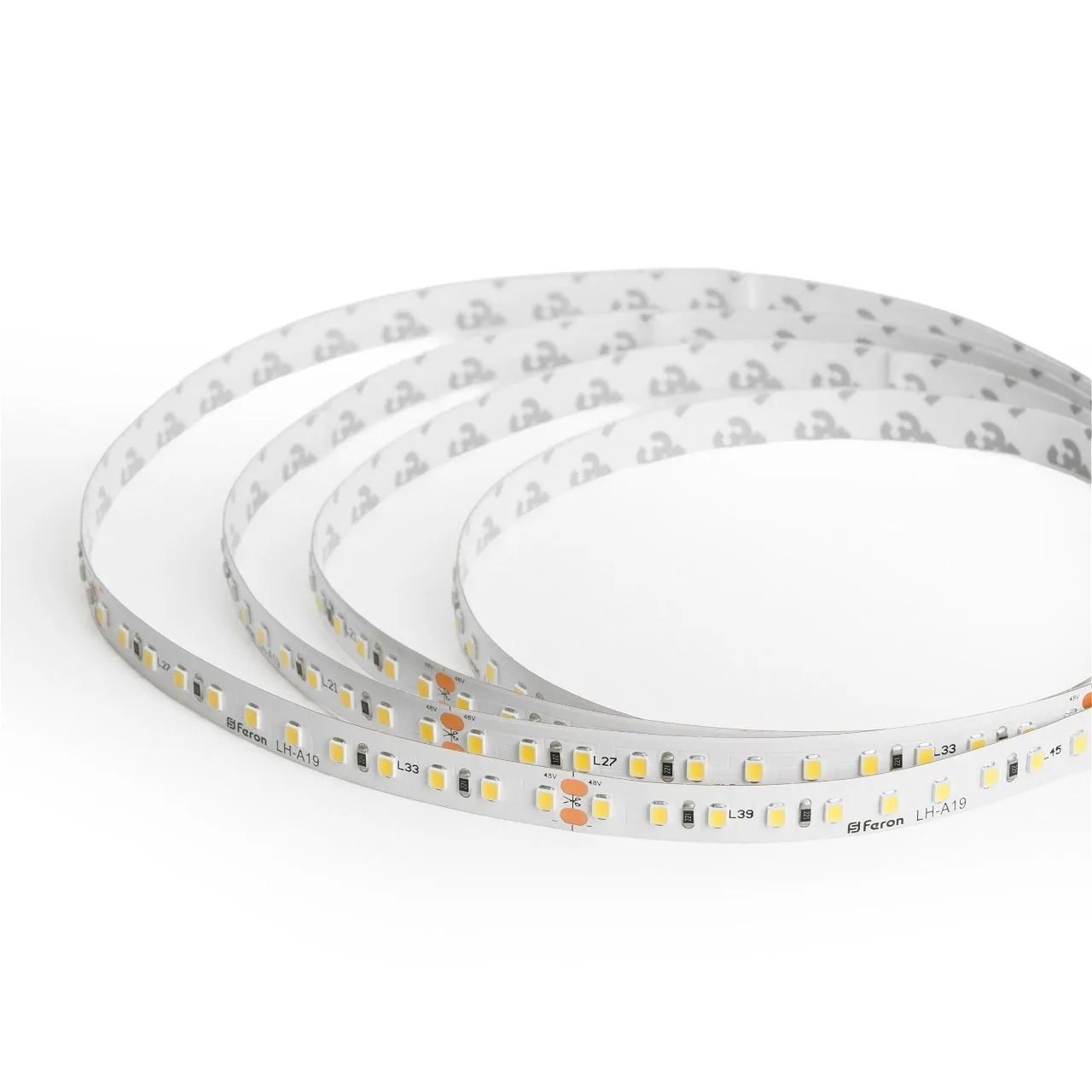 FERON Лента светодиодная стабилизированная 120SMD(2835)/м 8Вт/м 48V 40000*10*1.22мм 6500К, IP20 LS420 FERON FERON Лента светодиодная стабилизированная 120SMD(2835)/м 8Вт/м 48V 40000*10*1.22мм 6500К, IP20 LS420 FERON