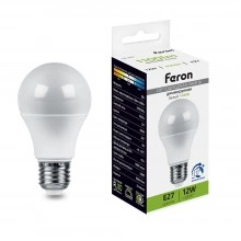 Лампа светодиодная диммируемая FERON LB-931 Шар E27 12W 230V 4000K 51053