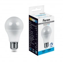 Лампа светодиодная диммируемая FERON LB-931 Шар E27 12W 230V 6400K 51054