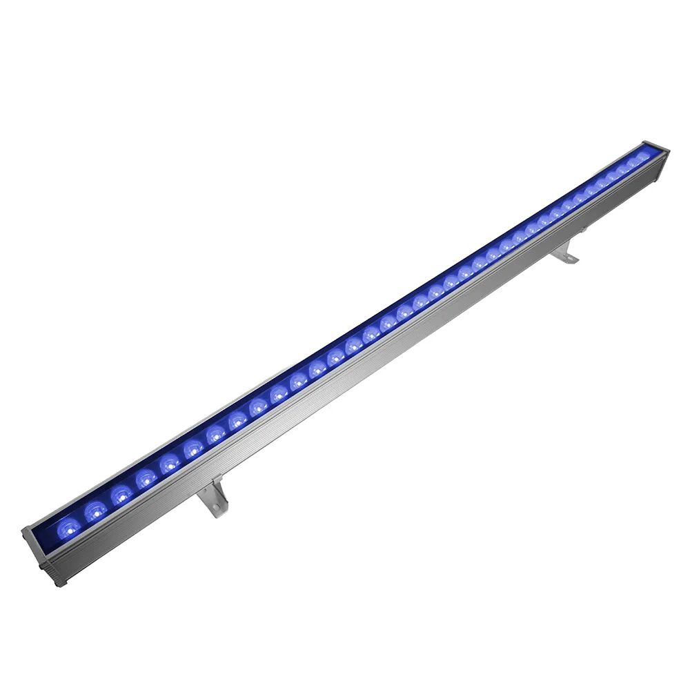 FERON Светодиодный линейный прожектор для подсветки стен LL-890 36W синий 85-265V IP65 51287 FERON Светодиодный линейный прожектор для подсветки стен LL-890 36W синий 85-265V IP65 51287
