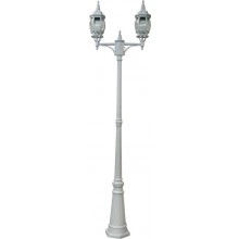 Светильник садово-парковый FERON 8114 столб 2*100W E27 230V, белый 11210
