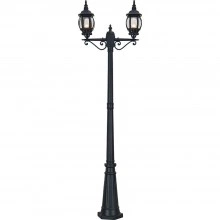 Светильник садово-парковый FERON 8114/PL8114 столб 2*100W E27 230V, черный 11213