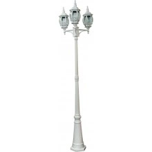 Светильник садово-парковый FERON 8115/PL8115 столб 3*100W E27 230V, белый 11211