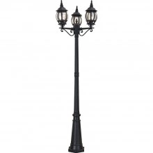 Светильник садово-парковый FERON 8115/PL8115 столб 3*100W E27 230V, черный 11214
