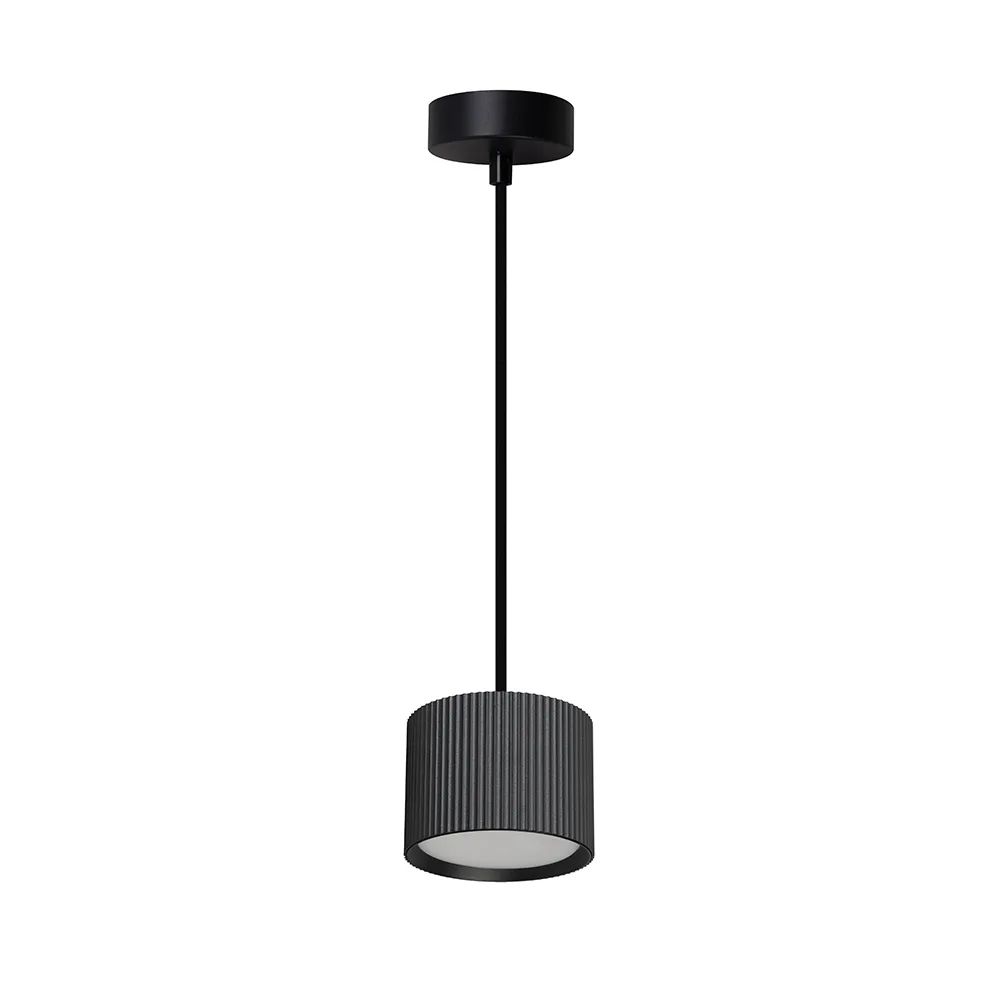 Светильник потолочный FERON Barrel HL4588 ARIA  levitation 12W, 230V, GX53, черный, на подвесе 1,7 м 51679