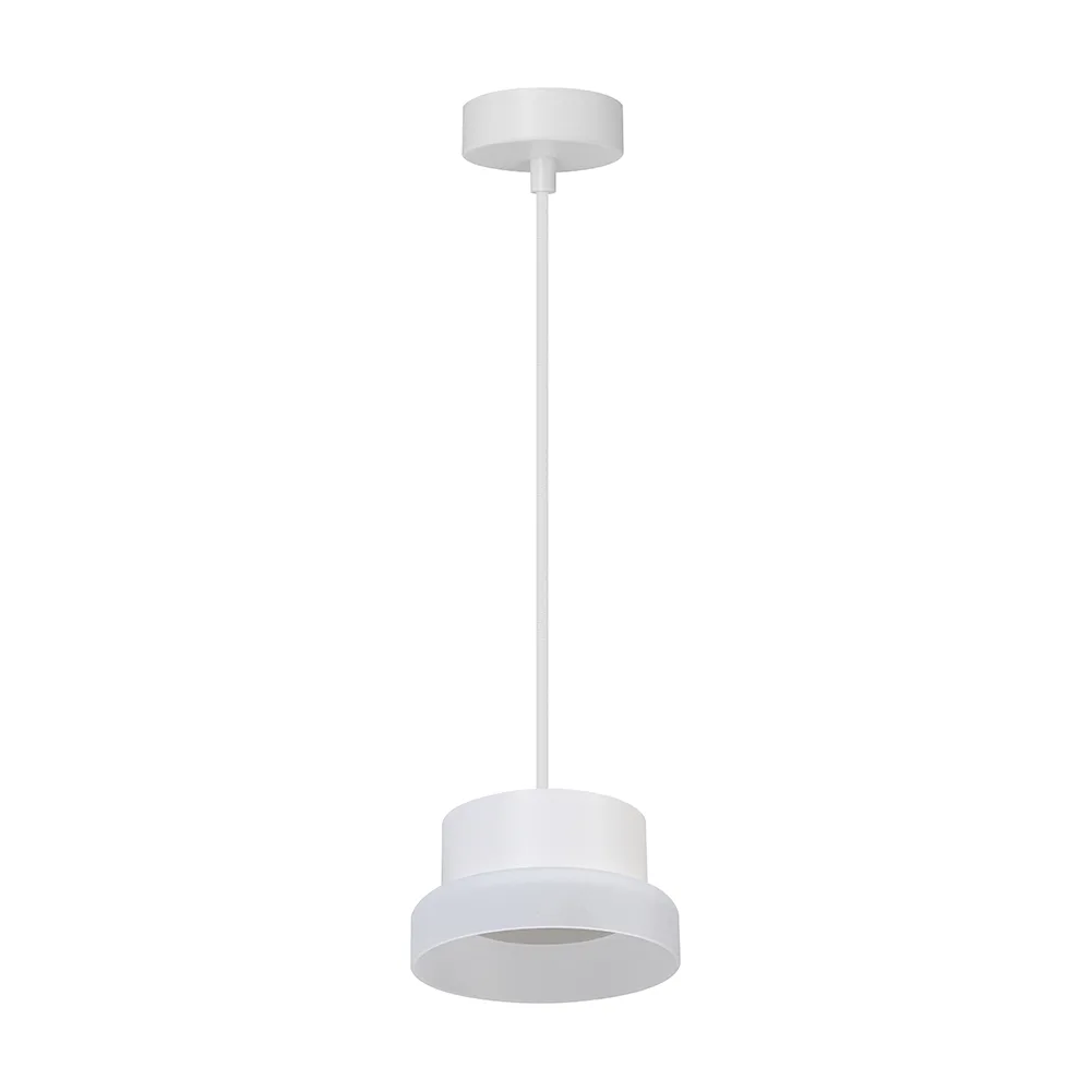 Светильник потолочный FERON Barrel HL4608 OPAL levitation 12W, 230V, GX53, белый, на подвесе 1,7 м 51686