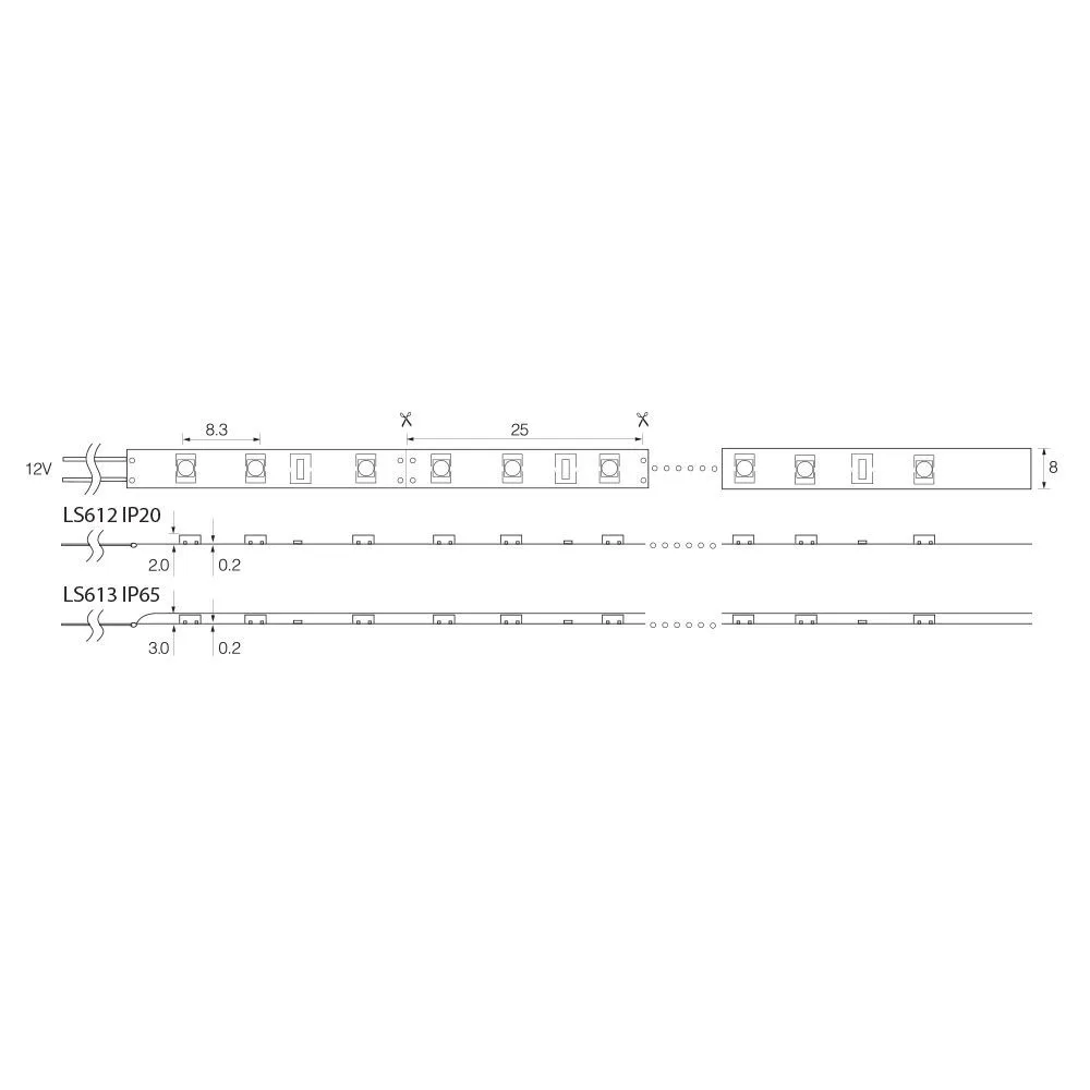 FERON Светодиодная LED лента LS613, 120SMD(2835)/m 9.6W/m 12V 5m 3000К Артикул 27732 FERON Светодиодная LED лента LS613, 120SMD(2835)/m 9.6W/m 12V 5m 3000К Артикул 27732