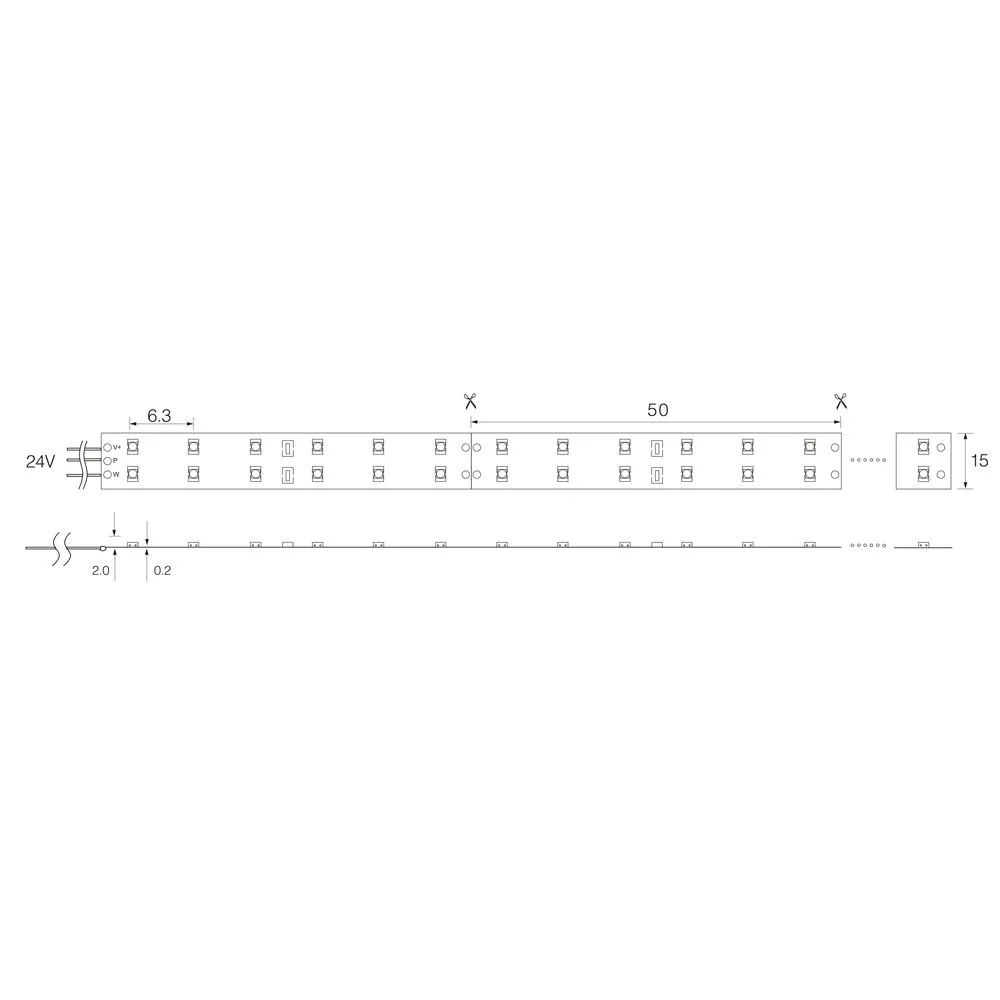 FERON Cветодиодная LED лента LS615, 240SMD(2835)/м 19.2Вт/м 5м IP65 12V 6500К Артикул 27733 FERON Cветодиодная LED лента LS615, 240SMD(2835)/м 19.2Вт/м 5м IP65 12V 6500К Артикул 27733
