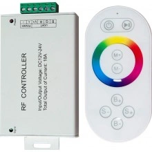 Контроллер для светодиодной ленты с П/У белый, 12-24V, LD56 Артикул 21558