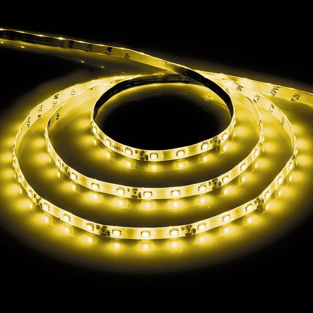 Cветодиодная LED лента FERON LS603, 60SMD(3528)/м 4.8Вт/м  1м IP20 12V желтый Артикул 27740