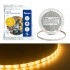 Светодиодная LED лента FERON LS604, 60SMD(2835)/m 4.8W/m 12V IP65 5m желтый Артикул 27674 Светодиодная LED лента FERON LS604, 60SMD(2835)/m 4.8W/m 12V IP65 5m желтый Артикул 27674