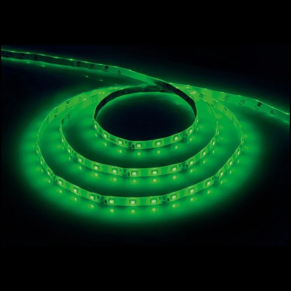 FERON Светодиодная LED лента LS604, 60SMD(2835)/m 4.8W/m 12V IP65 5m зеленый Артикул 27675 FERON Светодиодная LED лента LS604, 60SMD(2835)/m 4.8W/m 12V IP65 5m зеленый Артикул 27675
