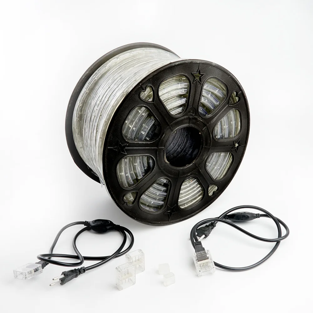 FERON Дюралайт светодиодный LED-F3W 3-х жильный , белый 7000K 2,88Вт/м 72LED/м 50м 220V артикул 26070 FERON Дюралайт светодиодный LED-F3W 3-х жильный , белый 7000K 2,88Вт/м 72LED/м 50м 220V артикул 26070