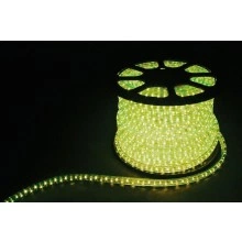 Дюралайт светодиодный FERON LED-F3W 3-х жильный , лимонный 2,88Вт/м 72LED/м 50м 220V артикул 26208