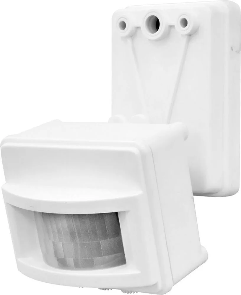 Датчик движения 1200W 12m 120° белый, SEN14/LX01