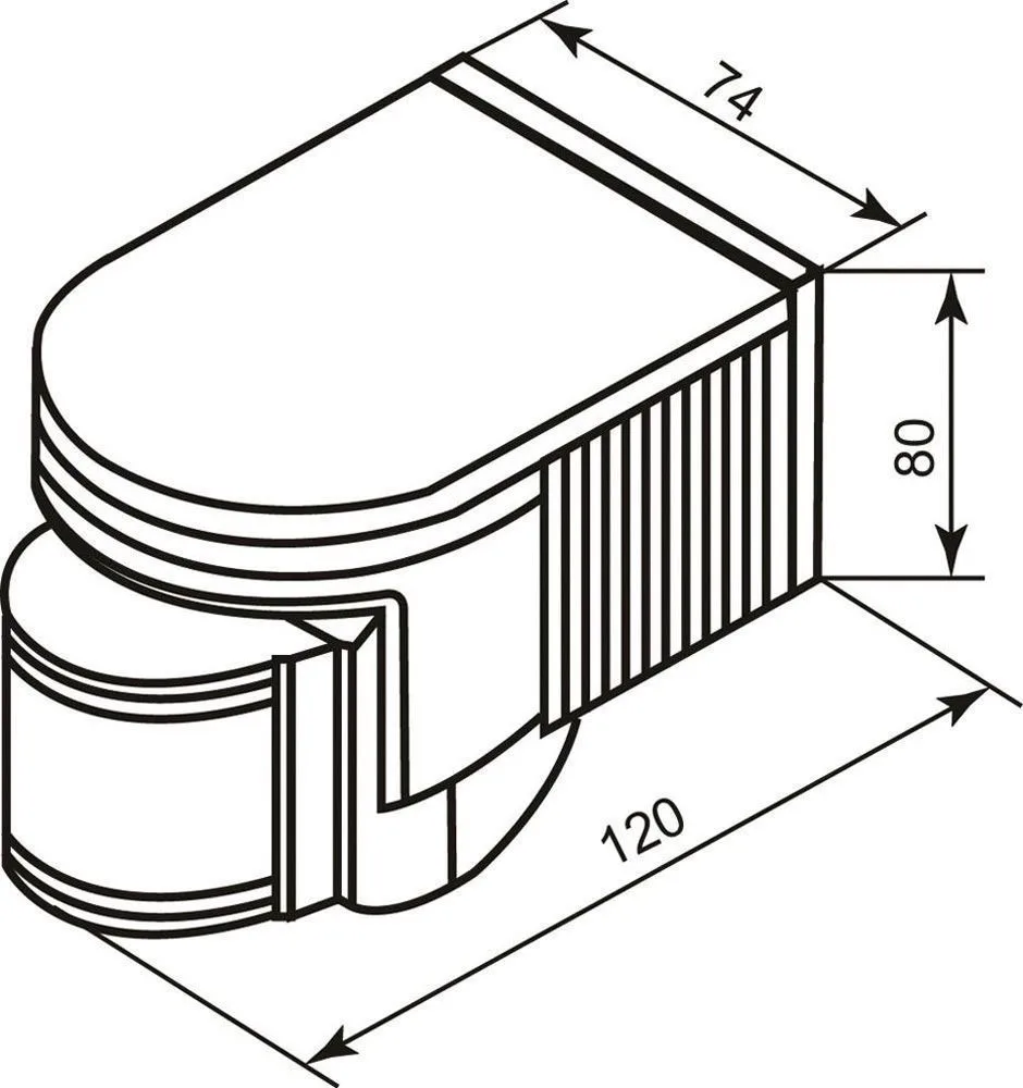 FERON Датчик движения 1200W 12m 180° белый, SEN8/LX118B FERON Датчик движения 1200W 12m 180° белый, SEN8/LX118B