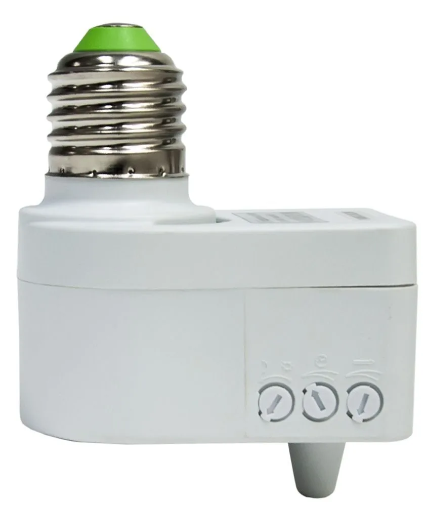 Микроволновый датчик движения (с патроном E27) 5.8GHz 230V 60W 5m 360° белый, SEN41