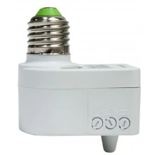 Микроволновый датчик движения (с патроном E27) 5.8GHz 230V 60W 5m 360° белый, SEN41