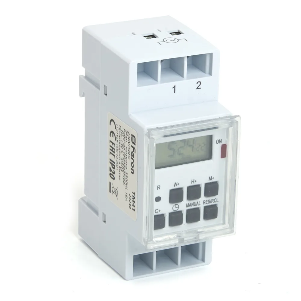 Таймер реле времени FERON TM41 мощность 3500W/16A  23248
