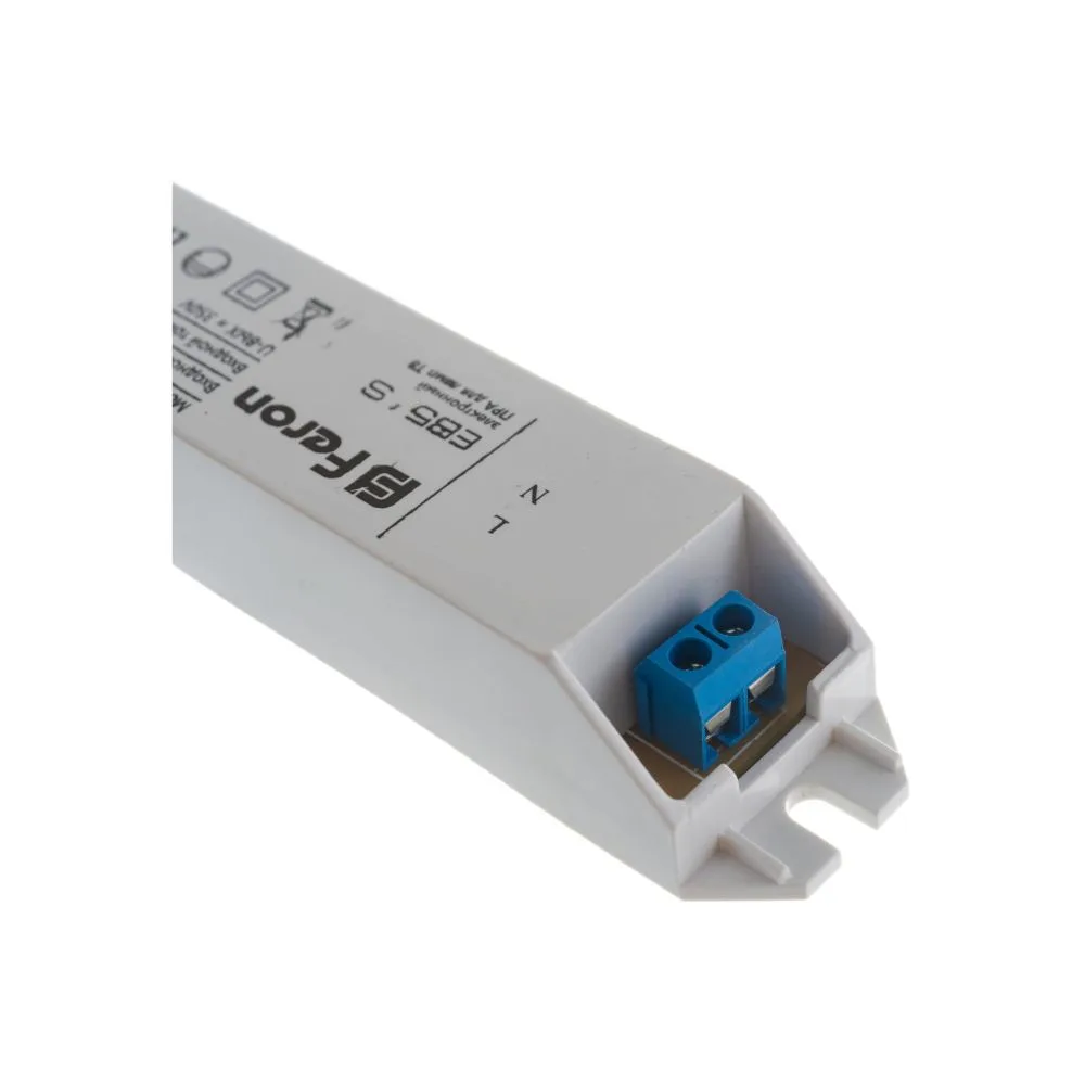 FERON Аппарат пускорегулирующий электронный (балласт), 1*18W T8/G13 230V, EB51S FERON Аппарат пускорегулирующий электронный (балласт), 1*18W T8/G13 230V, EB51S