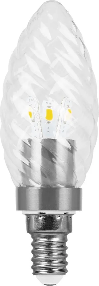 Лампа светодиодная FERON LB-77 Свеча E14 3,5W 4000К 25333