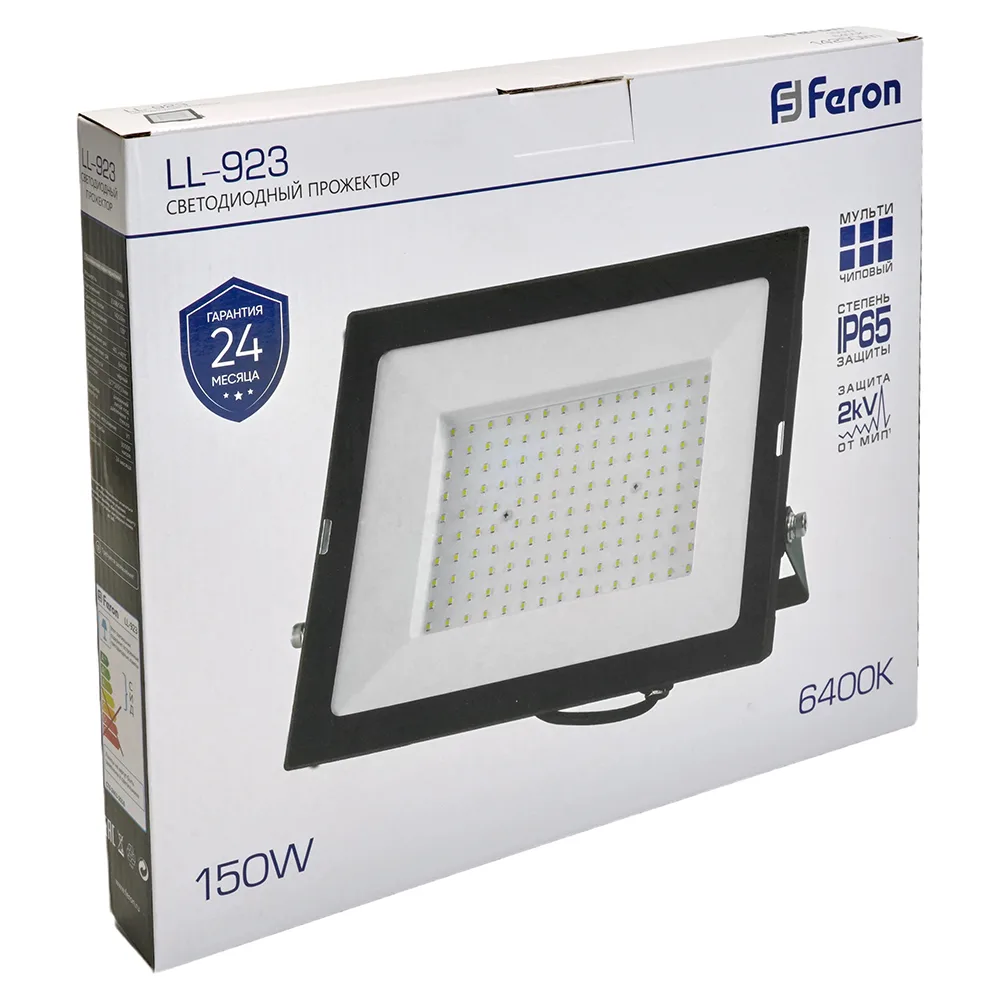 FERON Светодиодный прожектор LL-923 IP65 150W 6400K 32104 FERON Светодиодный прожектор LL-923 IP65 150W 6400K 32104