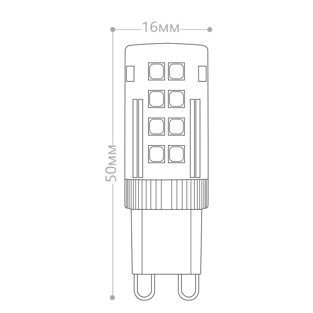 FERON Лампа светодиодная LB-432 G9 5W 175-265V 6400K 25771 FERON Лампа светодиодная LB-432 G9 5W 175-265V 6400K 25771