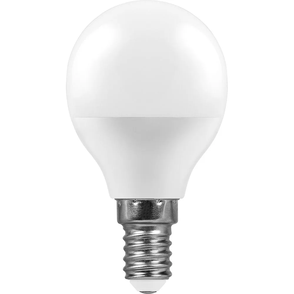 FERON Лампа светодиодная LB-550 Шарик E14 9W 175-265V 4000K 25802 FERON Лампа светодиодная LB-550 Шарик E14 9W 175-265V 4000K 25802