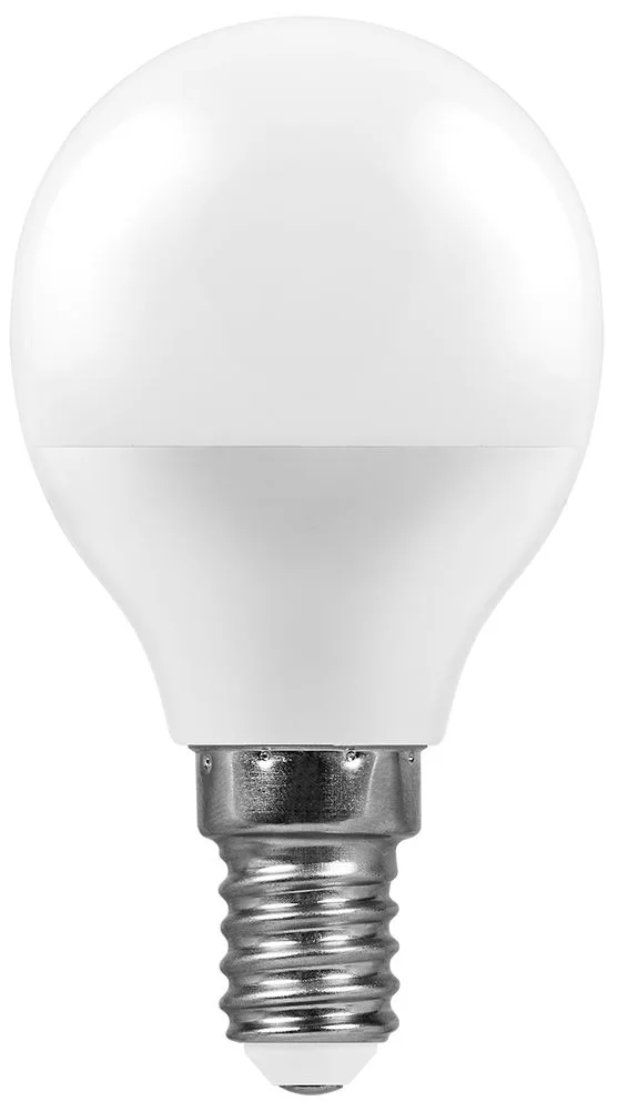 FERON Лампа светодиодная LB-550 Шарик E14 9W 175-265V 2700K 25801 FERON Лампа светодиодная LB-550 Шарик E14 9W 175-265V 2700K 25801