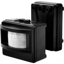 Датчик движения 1200W 12m 120° черный, SEN14/LX01